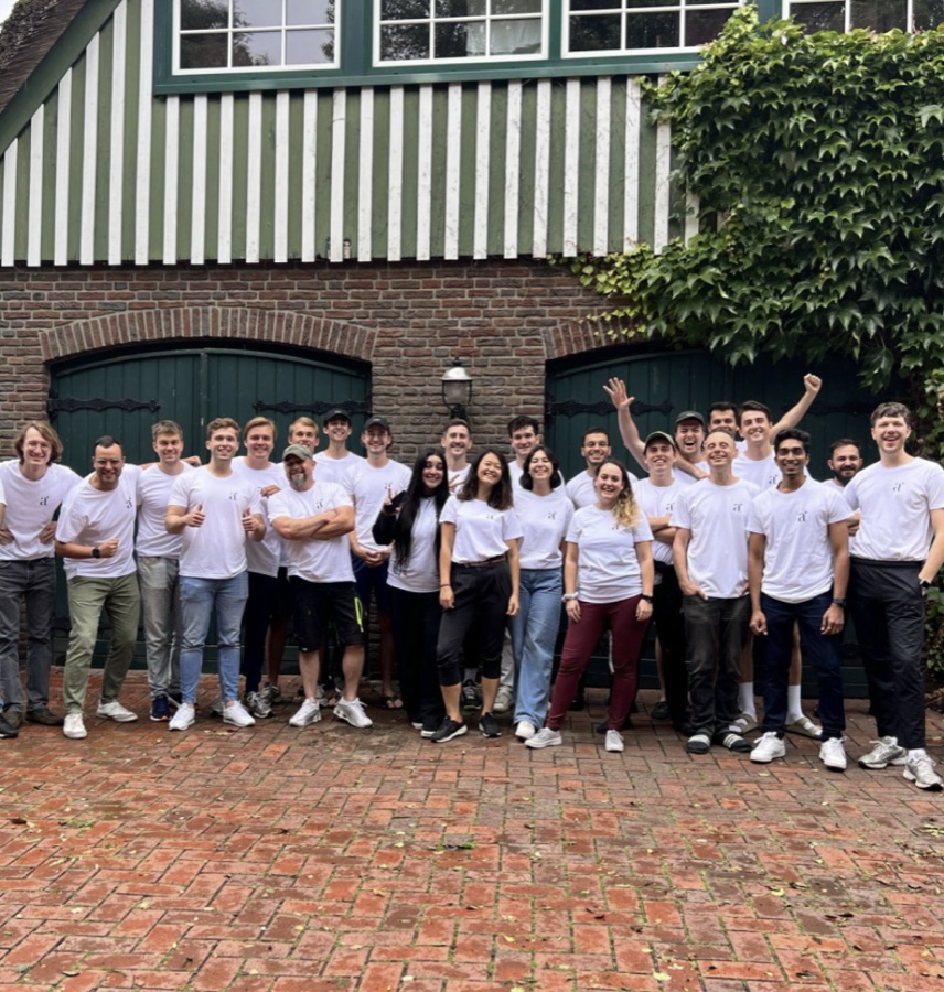 The whole Arbio team at an offsite
